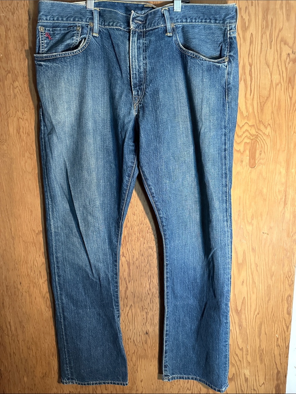 Polo by Ralph Lauren Men's Relaxed Blue Denim Jeans